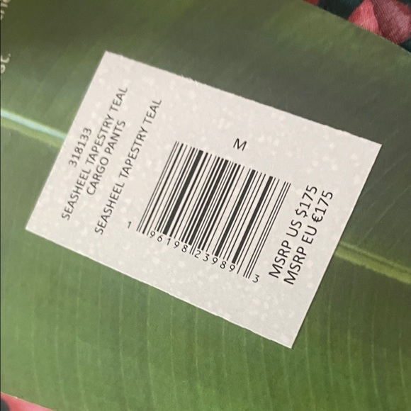 Floral Patterned Pants with Pink and Black Design - Picture 8 of 8